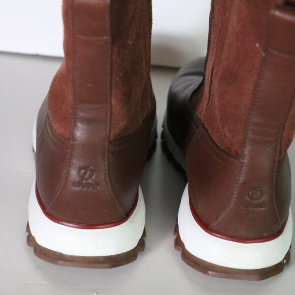 Cole Haan Zerogrand XC Waterproof Slip On Sneaker Boot Harvest brown Women 7 - Picture 5 of 7